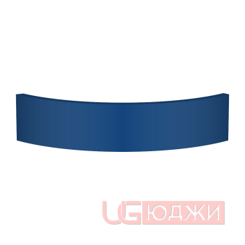 Цоколь полукруглый Эмаль Матовая R300х100мм