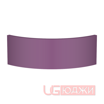 Цоколь полукруглый Эмаль Матовая R300х150мм