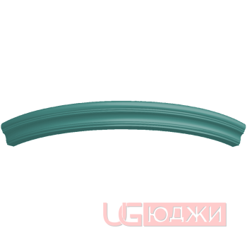 Карниз верхний полукруглый Эмаль Матовая R300х60мм