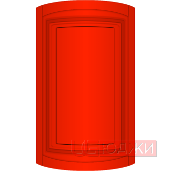 Фасад Эмаль Матовая 19мм Престиж Классика 66 полукруглый R300 высота 357-716мм