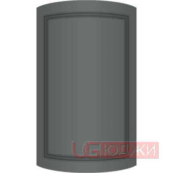 Фасад Эмаль Матовая 19мм Престиж Классика 73 полукруглый R300 высота 357-716мм