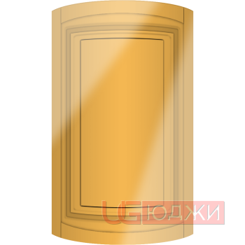 Фасад Эмаль Глянец 19мм Престиж Классика 66 полукруглый R300 высота 717-916мм