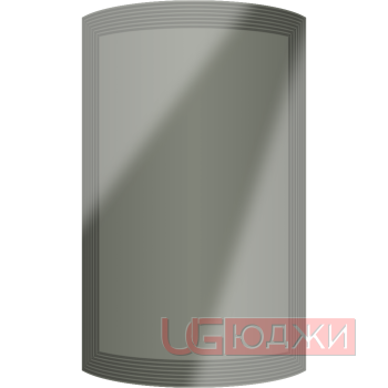 Фасад Эмаль Глянец 19мм Престиж Модерн 77 полукруглый R300 высота 717-916мм