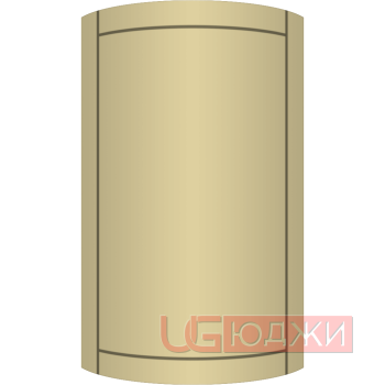 Фасад Эмаль Матовая 19мм Стандарт 6 полукруглый R300 высота 357-716мм