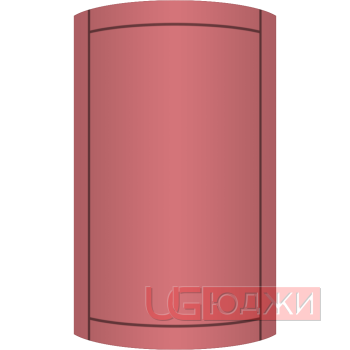 Фасад Эмаль Матовая 19мм Стандарт 6 полукруглый R300 высота 357-716мм