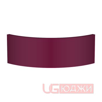 Цоколь полукруглый Эмаль Матовая R300х150мм