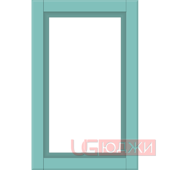 Фасад Эмаль Матовая 19мм Престиж Классика 67 Витрина