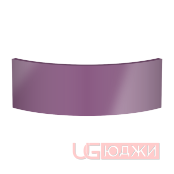 Цоколь полукруглый Эмаль Глянец R300х150мм