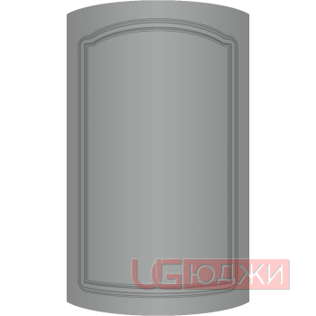 Фасад Эмаль Матовая 19мм Стандарт 3 полукруглый R300 высота 717-916мм
