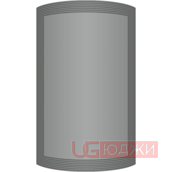 Фасад Эмаль Матовая 19мм Престиж Модерн 77 полукруглый R300 высота 717-916мм