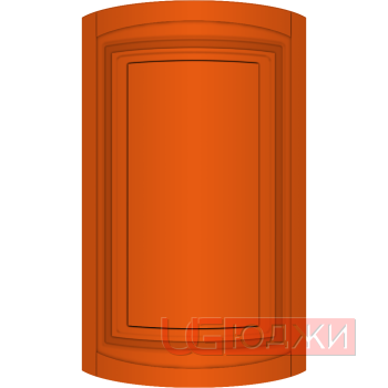 Фасад Эмаль Матовая 19мм Престиж Классика 66 полукруглый R300 высота 717-916мм