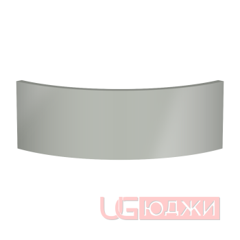 Цоколь полукруглый Эмаль Глянец R300х150мм