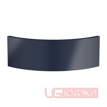 Цоколь полукруглый Эмаль Глянец R300х150мм