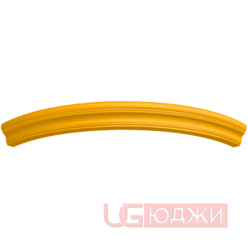 Карниз верхний полукруглый Эмаль Матовая R300х60мм