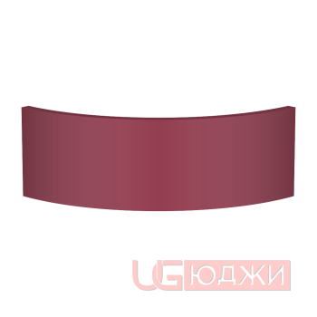 Цоколь полукруглый Эмаль Матовая R300х150мм