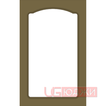 Фасад Эмаль Матовая 19мм Стандарт 3 Витрина