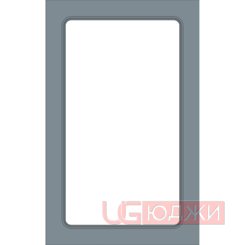 Фасад Эмаль Матовая 19мм Стандарт 1 Витрина