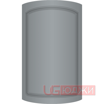 Фасад Эмаль Матовая 19мм Стандарт 11 полукруглый R300 высота 357-716мм