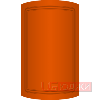 Фасад Эмаль Матовая 19мм Стандарт 1 полукруглый R300 высота 357-716мм