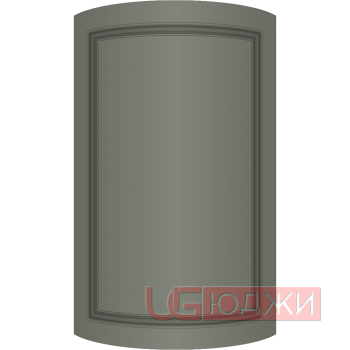 Фасад Эмаль Матовая 19мм Престиж Классика 73 полукруглый R300 высота 717-916мм