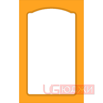 Фасад Эмаль Матовая 19мм Стандарт 3 Витрина