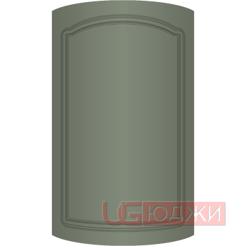 Фасад Эмаль Матовая 19мм Стандарт 3 полукруглый R300 высота 717-916мм