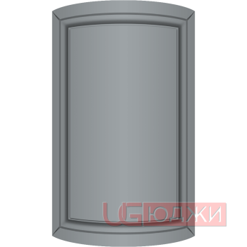 Фасад Эмаль Матовая 19мм Престиж Классика 71 полукруглый R300 высота 357-716мм