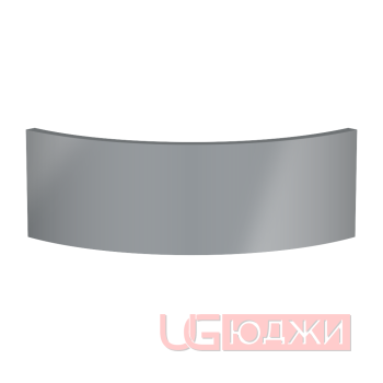 Цоколь полукруглый Эмаль Глянец R300х150мм