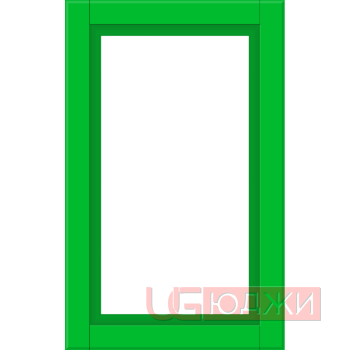 Фасад Эмаль Матовая 19мм Престиж Классика 67 Витрина