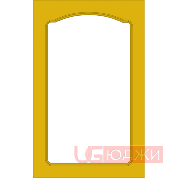 Фасад Эмаль Матовая 19мм Стандарт 3 Витрина