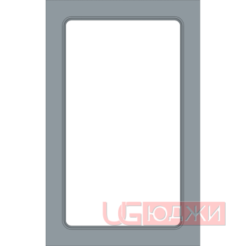 Фасад Эмаль Матовая 19мм Стандарт 1 Витрина