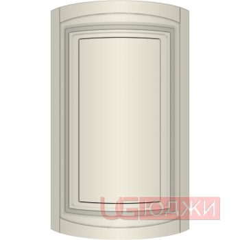 Фасад Эмаль Матовая 19мм Престиж Классика 66 полукруглый R300 высота 357-716мм