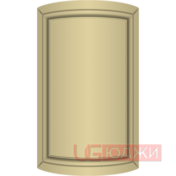 Фасад Эмаль Матовая 19мм Престиж Классика 71 полукруглый R300 высота 357-716мм