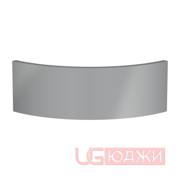 Цоколь полукруглый Эмаль Глянец R300х150мм