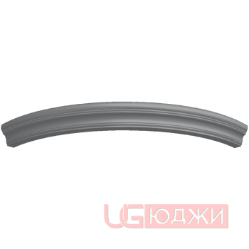 Карниз верхний прямой Эмаль Матовая 2400х60х80мм