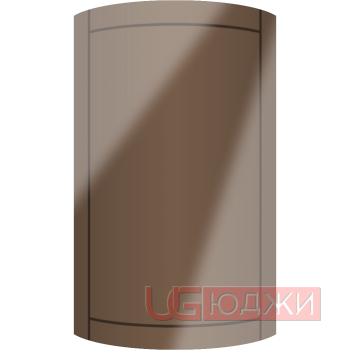 Фасад Эмаль Глянец 19мм Стандарт 6 полукруглый R300 высота 717-916мм