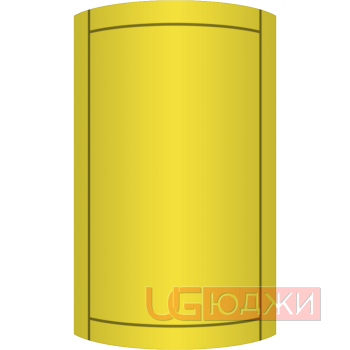 Фасад Эмаль Матовая 19мм Стандарт 6 полукруглый R300 высота 717-916мм