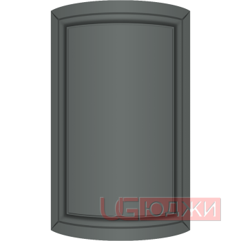 Фасад Эмаль Матовая 19мм Престиж Классика 71 полукруглый R300 высота 717-916мм