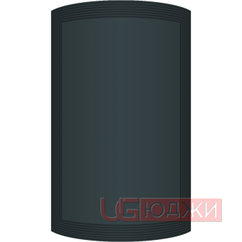 Фасад Эмаль Матовая 19мм Престиж Модерн 77 полукруглый R300 высота 357-716мм