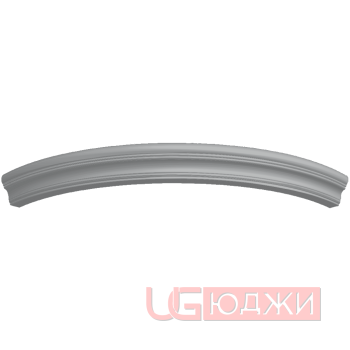Карниз верхний полукруглый Эмаль Матовая R300х60мм
