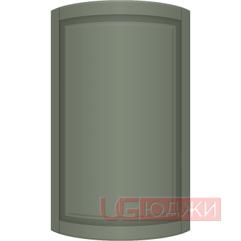 Фасад Эмаль Матовая 19мм Престиж Классика 67 полукруглый R300 высота 357-716мм