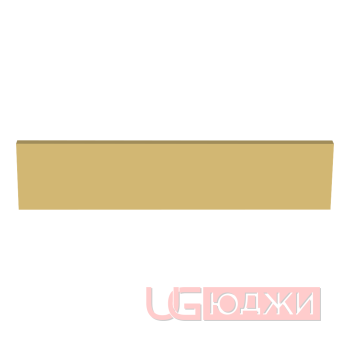 Цоколь прямой Эмаль Матовая 2300х100х19мм