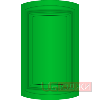 Фасад Эмаль Матовая 19мм Престиж Классика 66 полукруглый R300 высота 357-716мм