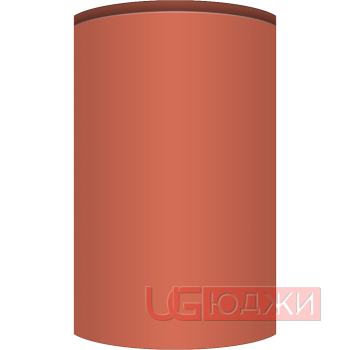 Фасад Эмаль Матовая 19мм Интегрированная ручка V1 полукруглый R300 высота 357-716мм