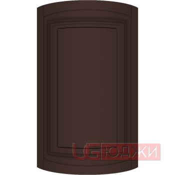 Фасад Эмаль Матовая 19мм Престиж Классика 66 полукруглый R300 высота 357-716мм