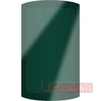 Фасад Эмаль Глянец 19мм Престиж Модерн 77 полукруглый R300 высота 717-916мм