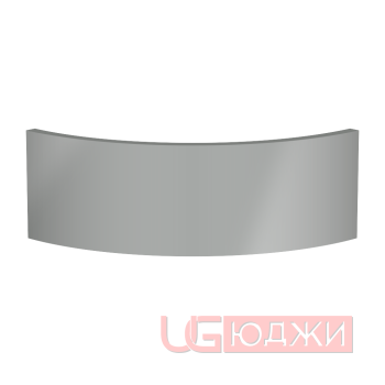 Цоколь полукруглый Эмаль Глянец R300х150мм