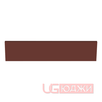 Цоколь прямой Эмаль Матовая 2300х100х19мм