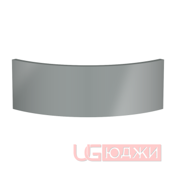 Цоколь полукруглый Эмаль Глянец R300х150мм