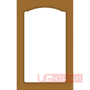 Фасад Эмаль Матовая 19мм Стандарт 3 Витрина